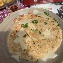 L'Audomaroise - Risotto au gambas chorizo parmesan l