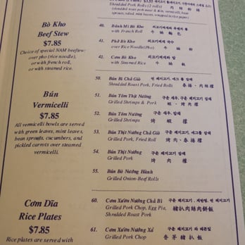 Pho Nam - Page 2 of to go menu - Vietnamese Near Me - Sunnyvale, California Pho Nam - Page 2 of to go menu - Vietnamese Near Me - Sunnyvale, California