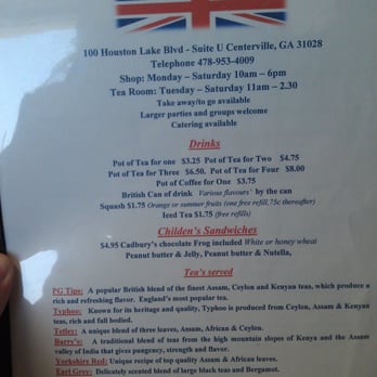 British Pantry & Tea Room - Front page of menu - British Near Me - Centerville, Georgia British Pantry & Tea Room - Front page of menu - British Near Me - Centerville, Georgia