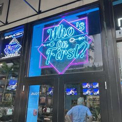 Who’s on First - Outdoor signage