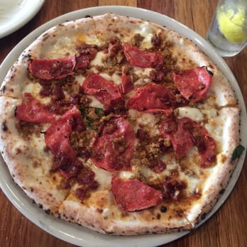 Cane Rosso - Honey Bastard Pizza with sausage added. 4.25 of 5 - Pizza Near Me - Dallas, Texas