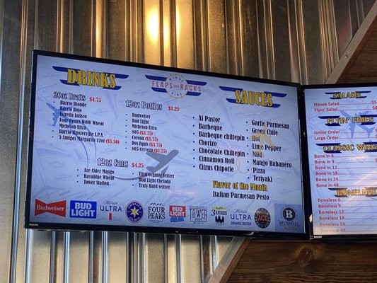 Menu photo 5 Flaps and Racks Tucson, AZ