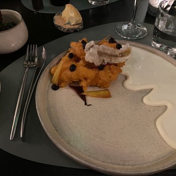 FiskeBar - Perch with kafir and chard - Seafood Near Me - Geneva, GE