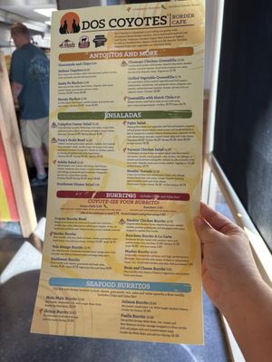Menu photo 5 Dos Coyotes Border Cafe Folsom, CA Menu photo 5 Dos Coyotes Border Cafe Folsom, CA