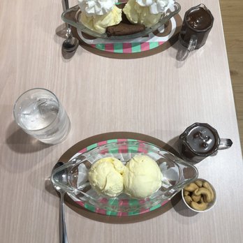 Malley's Chocolates - Two hot fudge sundaes. - Chocolatiers & Shops Near Me - North Olmsted, Ohio Malley's Chocolates - Two hot fudge sundaes. - Chocolatiers & Shops Near Me - North Olmsted, Ohio