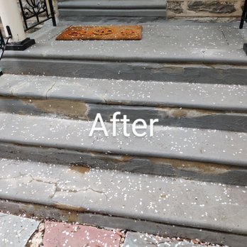 Dwyers Masonry Restoration - After - Bill from Dywer Concrete claims that this is "resurfaced." - Masonry/Concrete Near Me