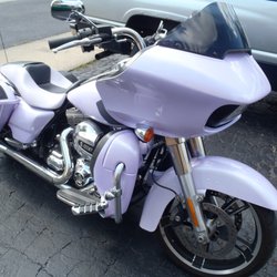 First Collision - had to make this Harley lady like. I think we did it