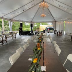 Willow Acres - The handmade tables and beautiful chandeliers