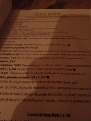 Menu photo 4 Aiò Madrid, M Menu photo 4 Aiò Madrid, M