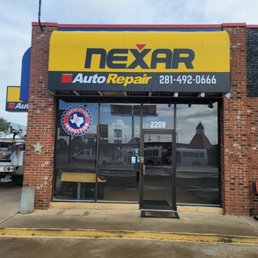 Exterior outside entrance of Nexar Auto Repair - Store front - Houston, Texas Exterior outside entrance of Nexar Auto Repair - Store front - Houston, Texas