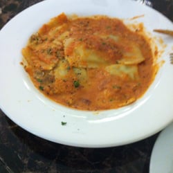 Taste of Tuscany - Cheese tortalini in a bacon mushroom rise sauce