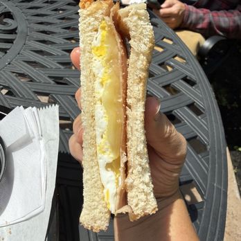 The Bean and Bakery - Breakfast sandwich with Swiss cheese and ham. - Coffee & Tea Near Me - Concord, New Hampshire The Bean and Bakery - Breakfast sandwich with Swiss cheese and ham. - Coffee & Tea Near Me - Concord, New Hampshire