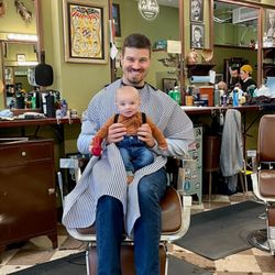 Manly & Sons Barber - Baby's first haircut!
