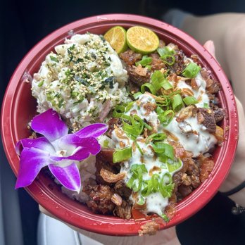 Luna's Lunpias Filipino Fusion Eatery - Sisig bowl (upgrade to garlic rice) - Filipino Near Me - Poway, California Luna's Lunpias Filipino Fusion Eatery - Sisig bowl (upgrade to garlic rice) - Filipino Near Me - Poway, California