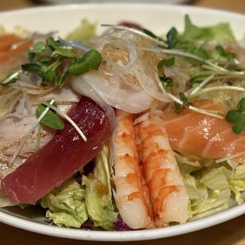 Ojiya - Sashimi Salad - Sushi Bars Near Me - Chino Hills, California Ojiya - Sashimi Salad - Sushi Bars Near Me - Chino Hills, California