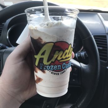 Andy's Frozen Custard - BootDaddy Medium Concrete - Ice Cream & Frozen Yogurt Near Me - Morrisville, North Carolina Andy's Frozen Custard - BootDaddy Medium Concrete - Ice Cream & Frozen Yogurt Near Me - Morrisville, North Carolina