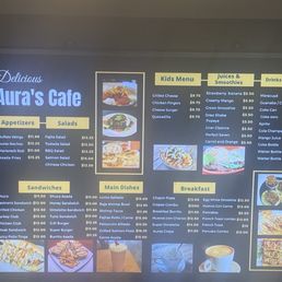 The menu