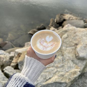 Nana’s Mystic - life on marzipan latte ($5.50) - Bakeries Near Me - Mystic, Connecticut Nana’s Mystic - life on marzipan latte ($5.50) - Bakeries Near Me - Mystic, Connecticut
