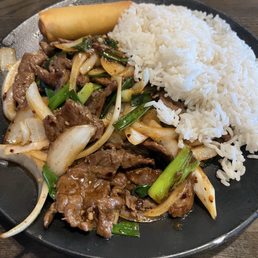 Mongolian beef lunch special Mongolian beef lunch special