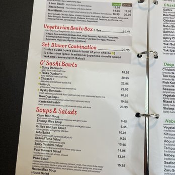 O' Sushi - Menu as of November 8, 2021 - Sushi Bars Near Me - Newark, California O' Sushi - Menu as of November 8, 2021 - Sushi Bars Near Me - Newark, California
