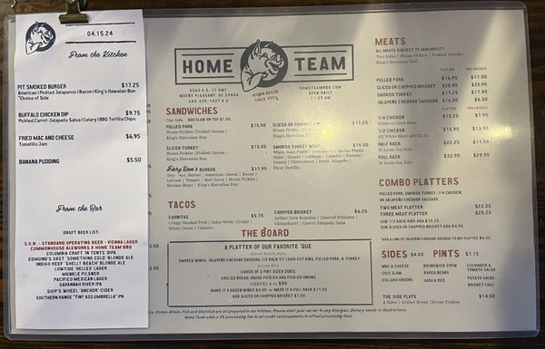 Menu photo 3 Home Team BBQ Mount Pleasant, SC Menu photo 3 Home Team BBQ Mount Pleasant, SC