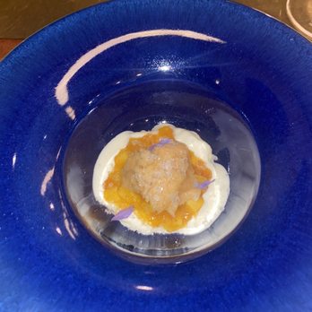Tsukimi - persimmon milk foam - Japanese Near Me - New York, New York