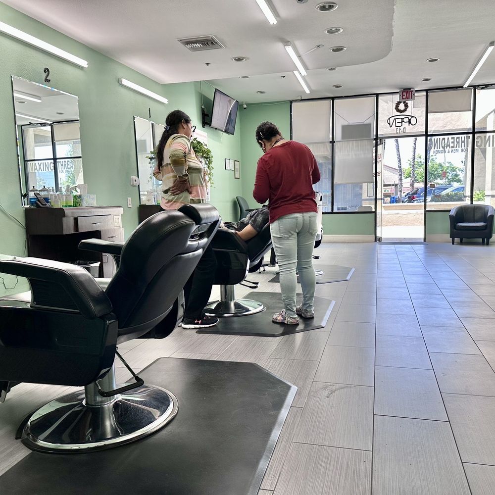 Roop Threading Salon - Two people helping to clean up my fiancés giant eyebrows haha - Waxing Near Me - Costa Mesa, California Roop Threading Salon - Two people helping to clean up my fiancés giant eyebrows haha - Waxing Near Me - Costa Mesa, California