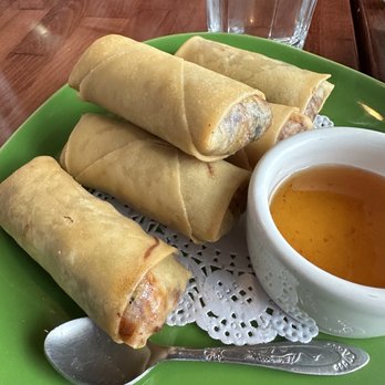 All Rice Thai Hut - 2 Crispy Spring Roll - Thai Near Me - Everett, Washington