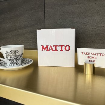 Matto Espresso - a coffee cup and saucer - Coffee & Tea Near Me - New York, New York Matto Espresso - a coffee cup and saucer - Coffee & Tea Near Me - New York, New York