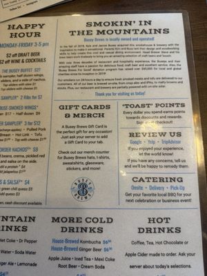 Menu photo 1 Busey Brews Nederland, CO Menu photo 1 Busey Brews Nederland, CO