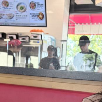 Marugame Udon - Employees talking and on phone. - Japanese Near Me - Rancho Cucamonga, California Marugame Udon - Employees talking and on phone. - Japanese Near Me - Rancho Cucamonga, California