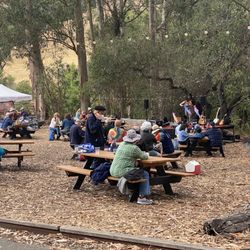 California Shakespeare Theater - Picnic area and small stage.