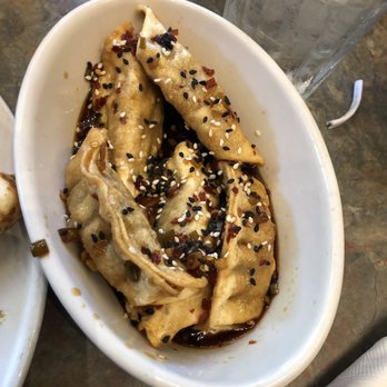 The Standard Pour - Pork Potstickers with Honey Ginger Chili Glaze - Salad Near Me - Sonora, California The Standard Pour - Pork Potstickers with Honey Ginger Chili Glaze - Salad Near Me - Sonora, California