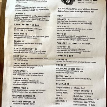 Queen of Sheeba - Menu - Ethiopian Near Me - West Palm Beach, Florida Queen of Sheeba - Menu - Ethiopian Near Me - West Palm Beach, Florida