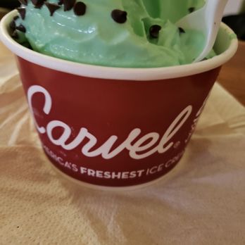 Carvel - Pistachio soft serve large. June 2023 - Ice Cream & Frozen Yogurt Near Me - Deer Park, New York