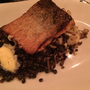 Bistro Campagne - Salmon entree. - French Near Me - Chicago, Illinois Bistro Campagne - Salmon entree. - French Near Me - Chicago, Illinois