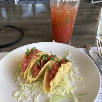 matchbox - Spicy Bloody Mary with tuna tacos - New American Near Me - Sunrise, Florida