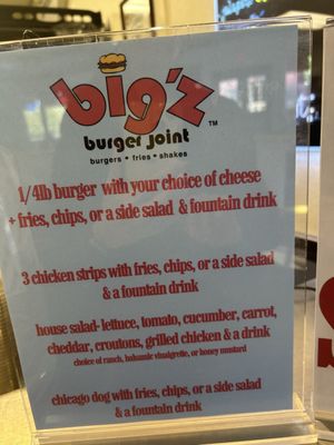 Menu photo 2 Bigz Burger Joint San Antonio, TX Menu photo 2 Bigz Burger Joint San Antonio, TX