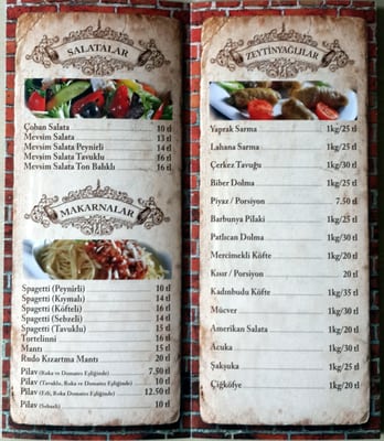 Menu photo 2 Rudo Rumelian Restaurant & Cafe Istanbul, 34