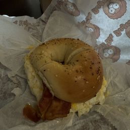 bacon 1 Egg & Cheese on a Bagel bacon 1 Egg & Cheese on a Bagel