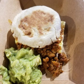 Daps Breakfast & Imbibe - Chorizo gravy & egg breakfast sandwich, with guacamole. - Breakfast & Brunch Near Me - Charleston, South Carolina Daps Breakfast & Imbibe - Chorizo gravy & egg breakfast sandwich, with guacamole. - Breakfast & Brunch Near Me - Charleston, South Carolina