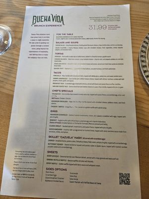 Menu photo 1 Buena Vida Arlington, VA