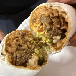 Surf and Turf Burrito