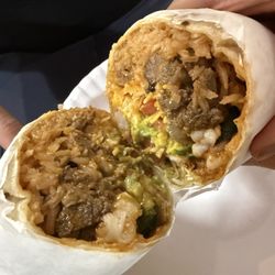 Colima's - Surf and Turf Burrito