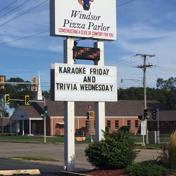 Windsor Pizza Parlor - Front sign 8/24 - Pizza Near Me - Loves Park, Illinois Windsor Pizza Parlor - Front sign 8/24 - Pizza Near Me - Loves Park, Illinois