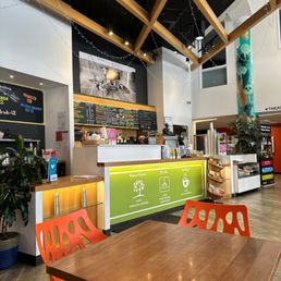 the interior of the restaurant