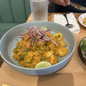 Lima Cebichería Peruana - CHAUFA DE MARISCOS - Peruvian Near Me - Long Beach, California
