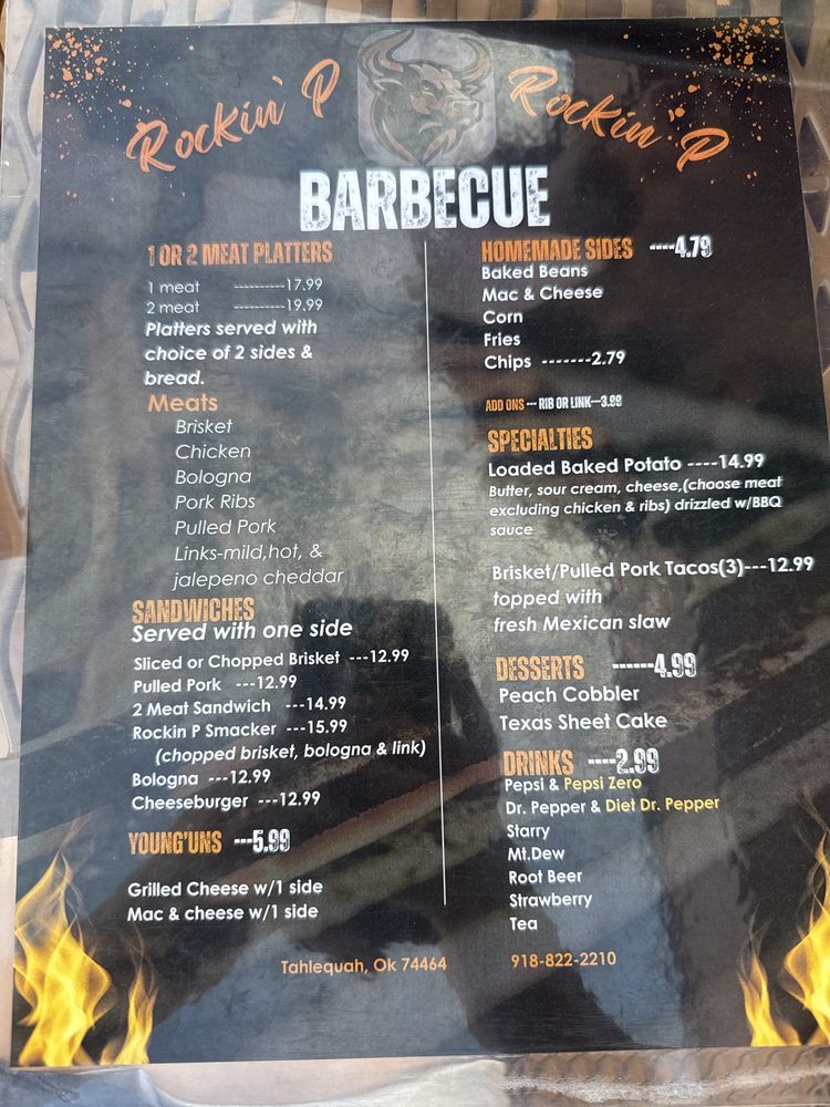 Rockin P BBQ Logo