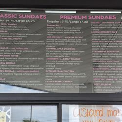 JD's Frozen Custard - Menu
