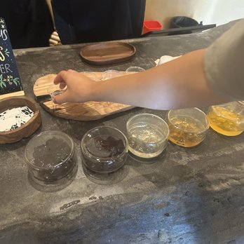 Torotea - Display of their jellies and tea sample - Bubble Tea Near Me - Santa Ana, California Torotea - Display of their jellies and tea sample - Bubble Tea Near Me - Santa Ana, California